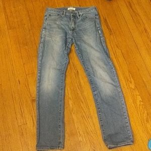 A pair of jeans from GAP.